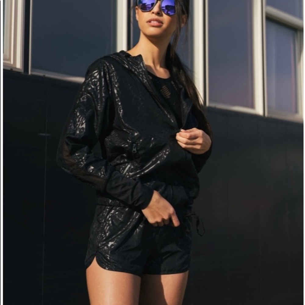 ZYIA Black Bomber Shorts